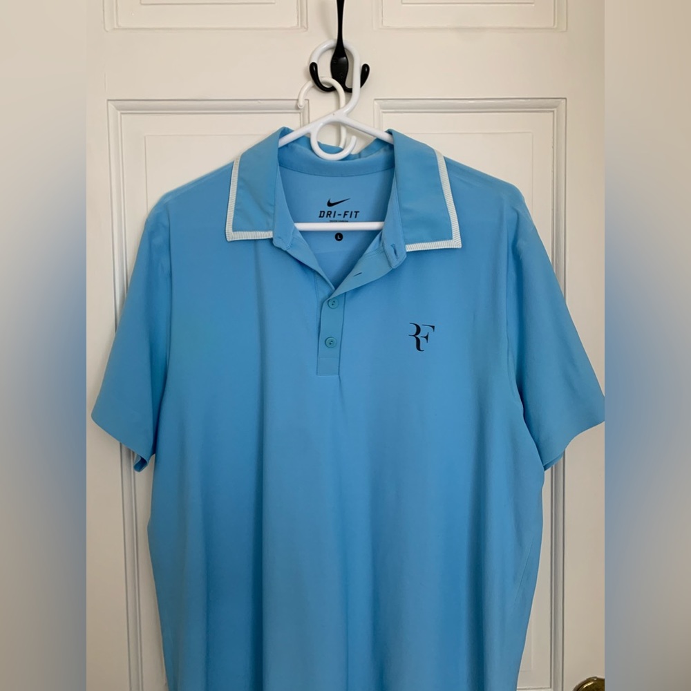 Limited Edition Roger Federer Nike Dri Fit Polo Shirt